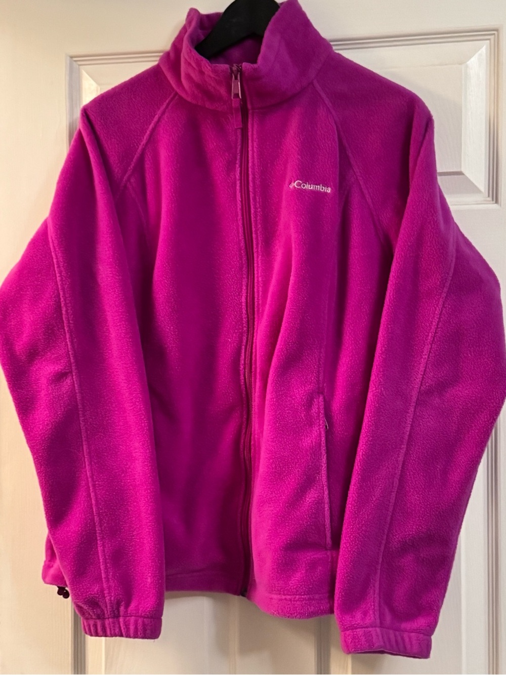 Columbia Women’s Fuchsia Full-Zip Fleece Jacket